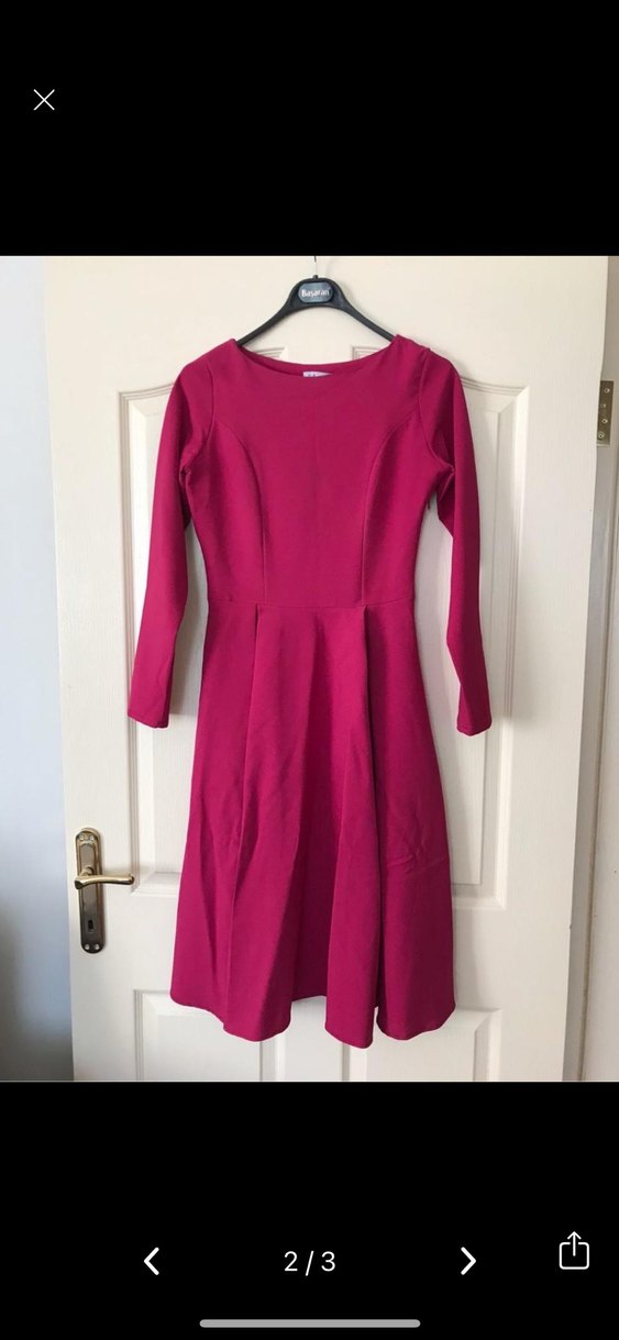 Diger Kadın Pembe Elbise - Görsel 2