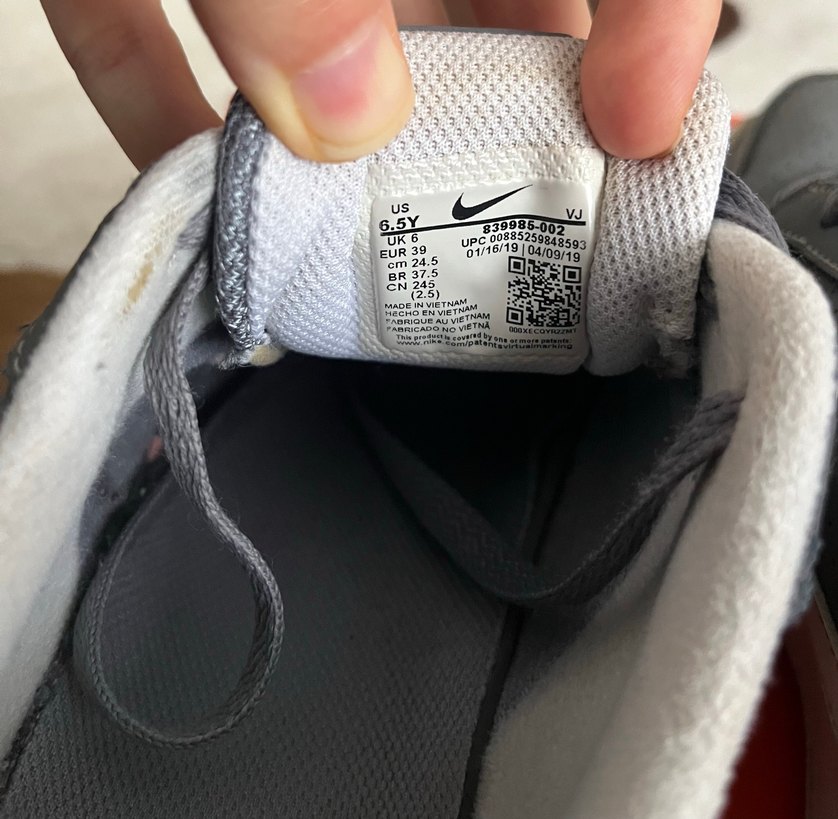 Nike Orijinal Gri Bağcıklı Kadın Spor Ayakkabı - Görsel 4