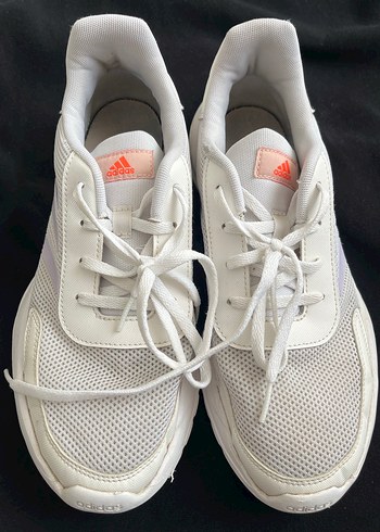 Orijinal Adidas Beyaz Bağcıklı Kadın Spor Ayakkabı - Görsel 2