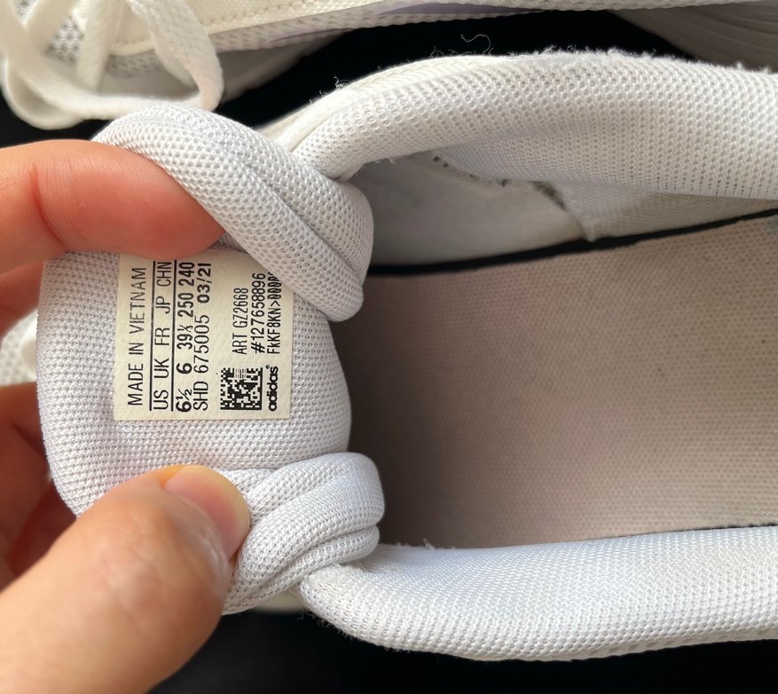 Orijinal Adidas Beyaz Bağcıklı Kadın Spor Ayakkabı - Görsel 3