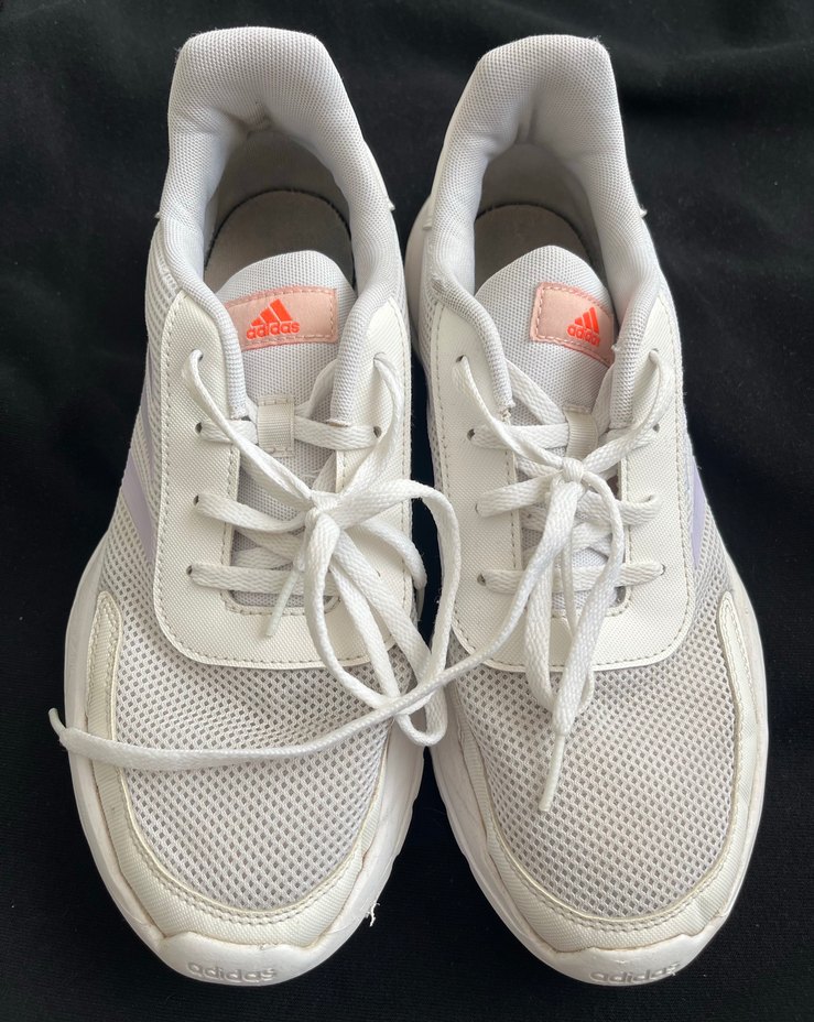 Orijinal Adidas Beyaz Bağcıklı Kadın Spor Ayakkabı - Görsel 2