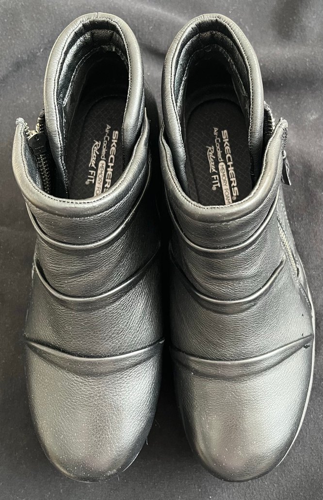 Skechers Parallel Lite Bilekte Siyah Dolgu Topuklu Kadın Bot - Görsel 4