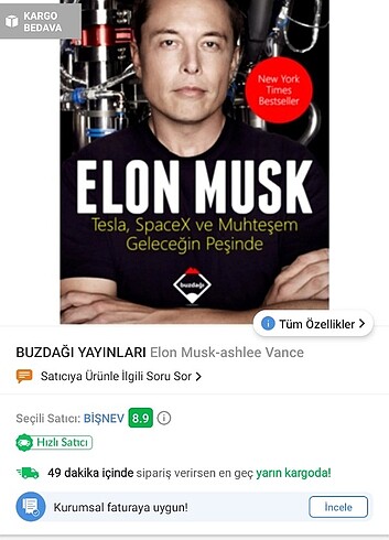 Beden Ashley Vance - Elon Musk