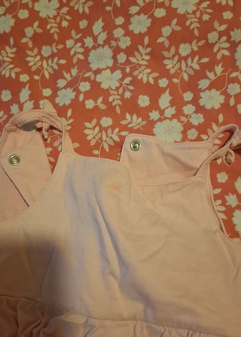 H&M Kız Çocuk Pembe Fırfırlı Kolsuz Elbise - Görsel 2