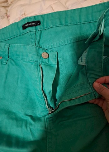 trendyol yeşil kot Pantolon - Görsel 5