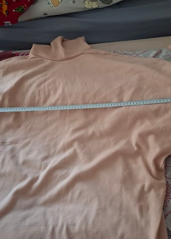 Pembe V yaka oversize kazak - Görsel 2