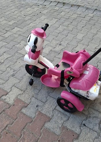 Pembe Çocuk Üç Tekerlekli Bisiklet - Görsel 7