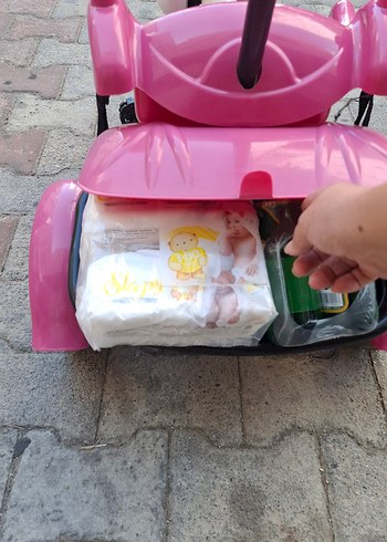 Pembe Çocuk Üç Tekerlekli Bisiklet - Görsel 3