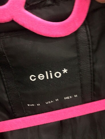 m Beden Erkek celio* deri çeket