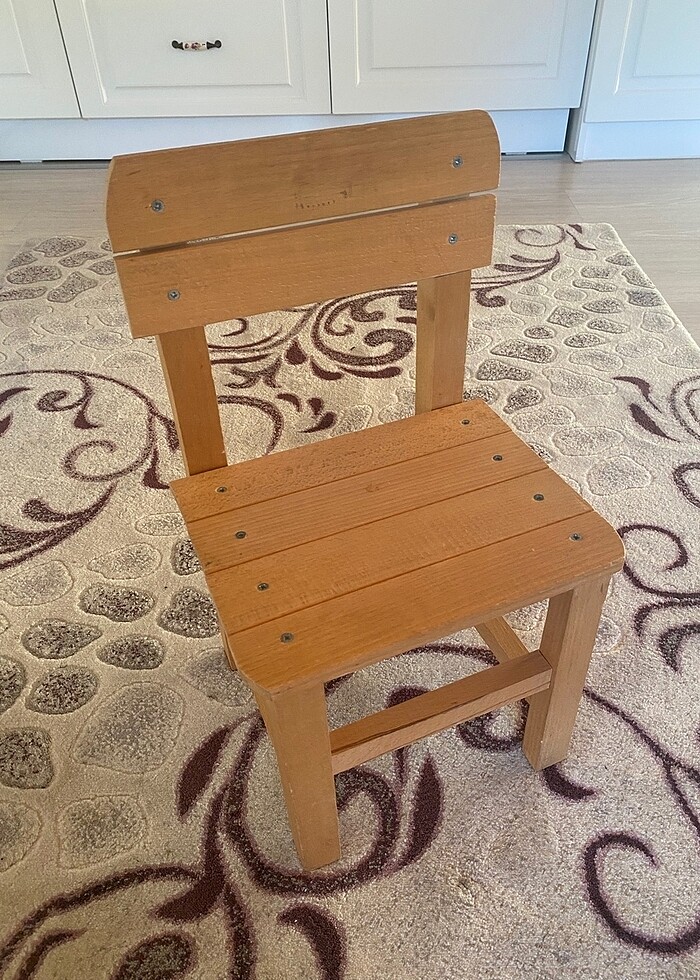 Ahşap çocuk sandalyesi - Görsel 2
