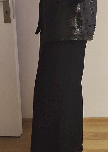 Mango pullu payetli ceket - Görsel 6