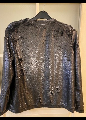 Mango pullu payetli ceket - Görsel 3