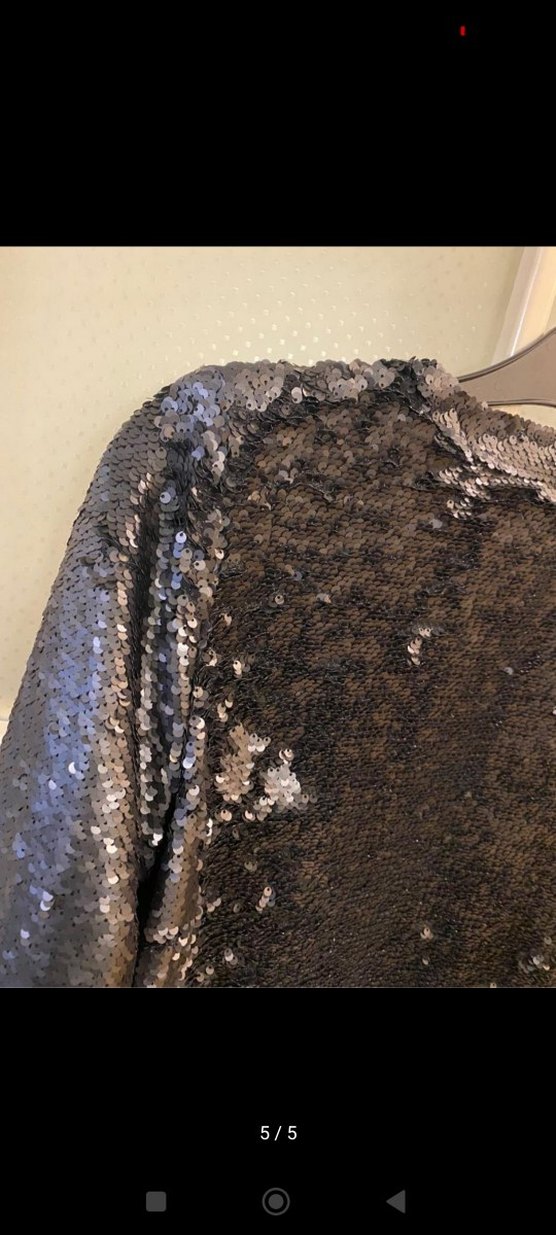 Mango pullu payetli ceket - Görsel 2