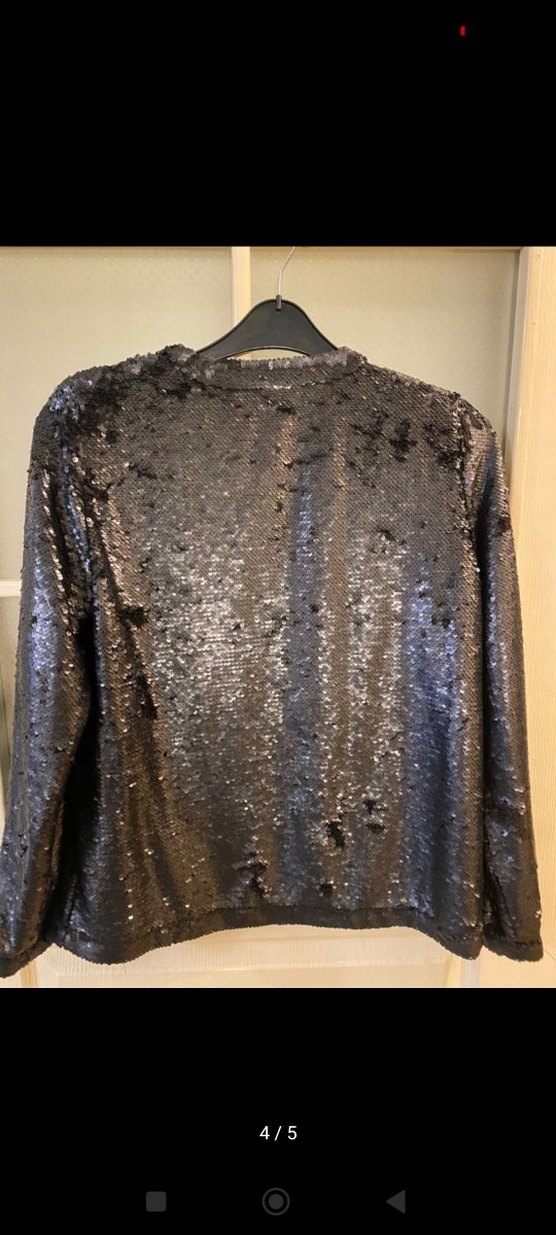 Mango pullu payetli ceket - Görsel 3