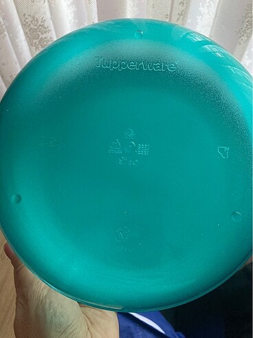 Beden turkuaz Renk Tupperware damla kap
