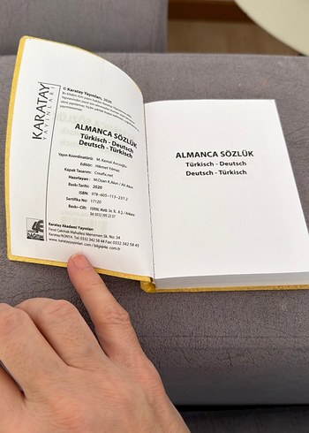 Almanca-Türkçe Sözlük Kitabı - Görsel 2