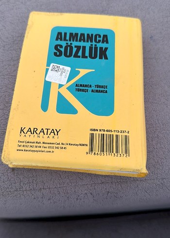 Almanca-Türkçe Sözlük Kitabı - Görsel 4