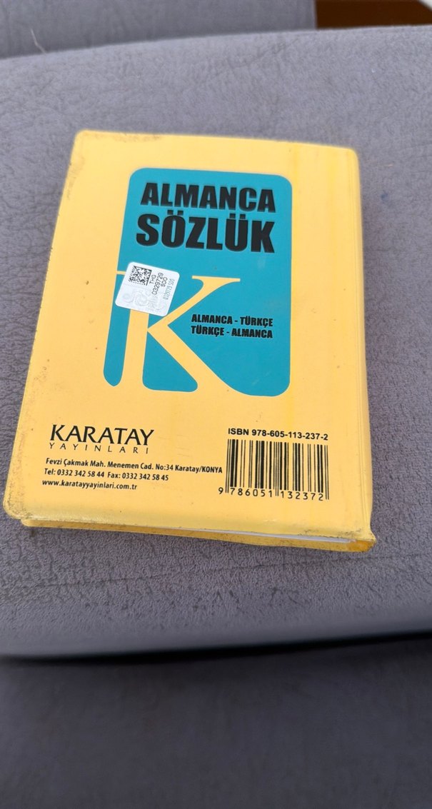 Almanca-Türkçe Sözlük Kitabı - Görsel 4