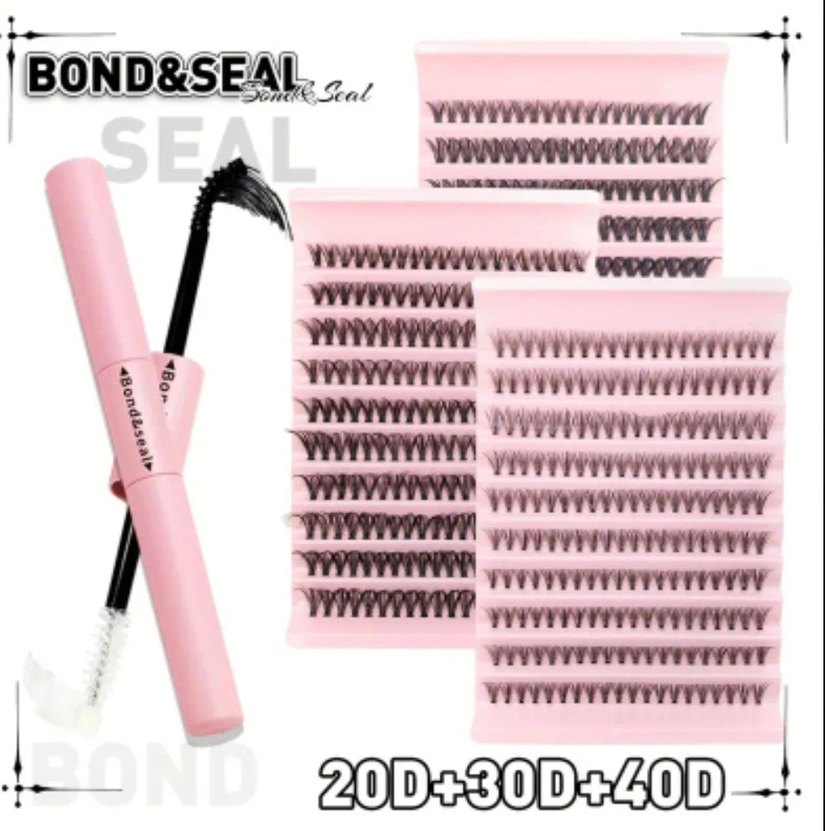 3 paket kirpik seti 20D 30D 40D - Görsel 2