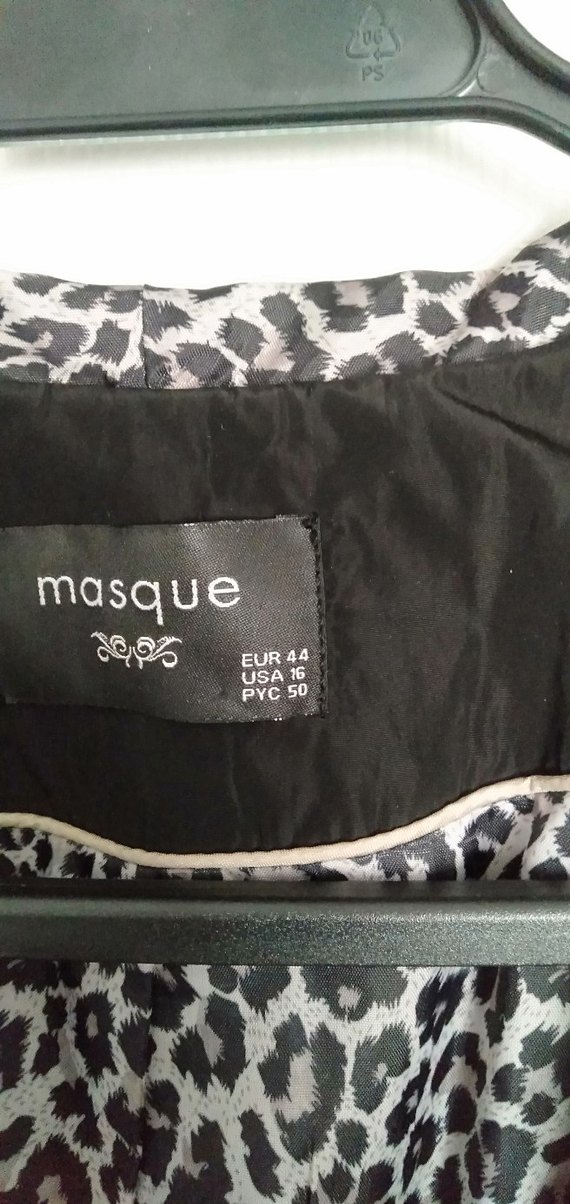 Leopar Desenli Siyah Uzun Kadın yağmurluk - Görsel 5