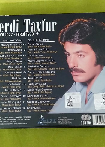 Ferdi Tayfur - Ferdi 1977 ve 1978 Albümleri - Görsel 4