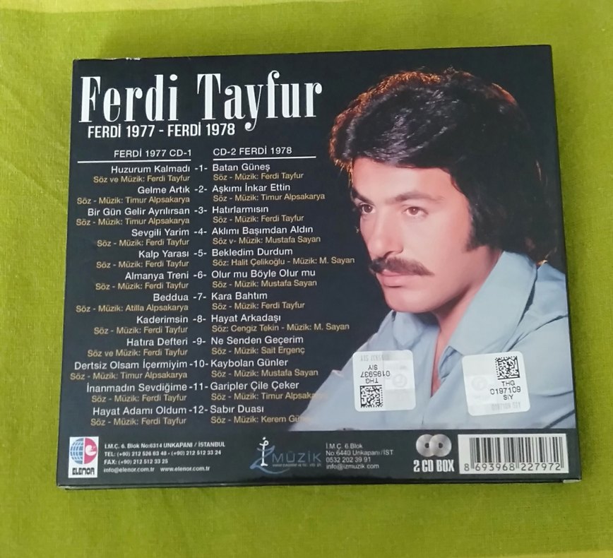 Ferdi Tayfur - Ferdi 1977 ve 1978 Albümleri - Görsel 4