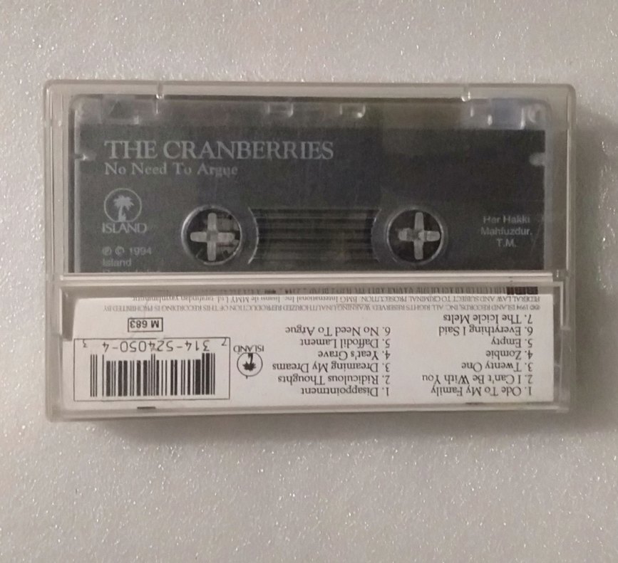 The Cranberries - No Need To Argue Kaset - Görsel 2