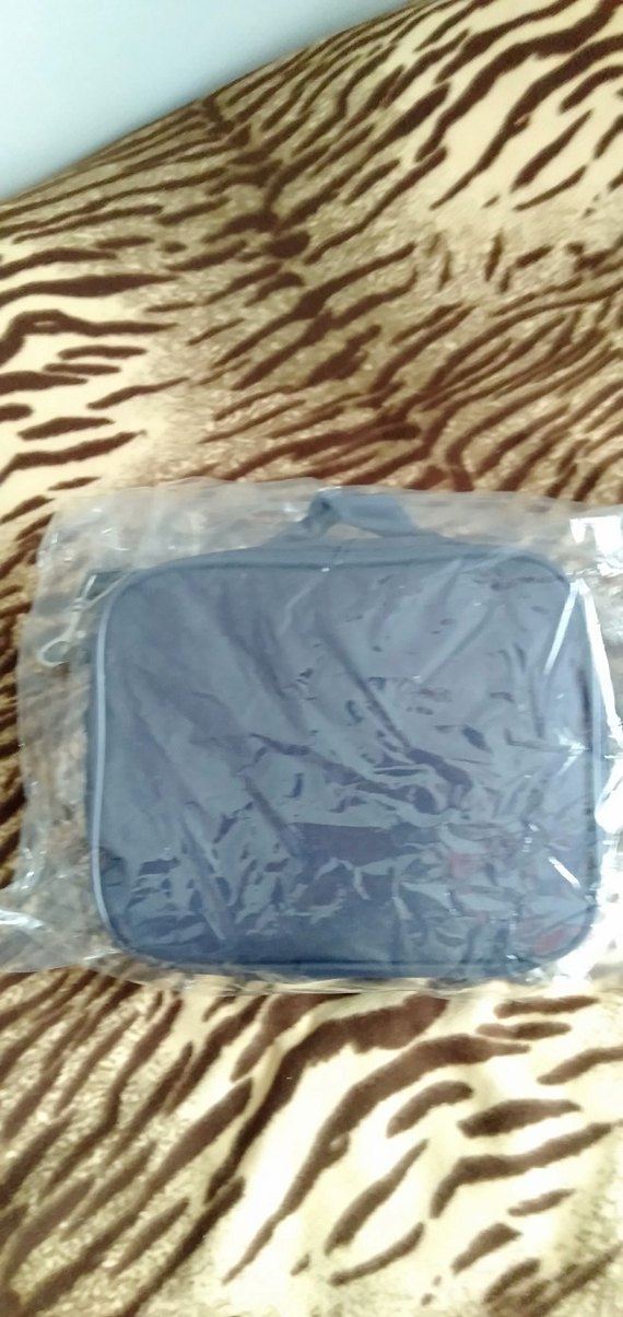 Erkek Lacivert Fermuarlı Omuz Çantası - Görsel 3