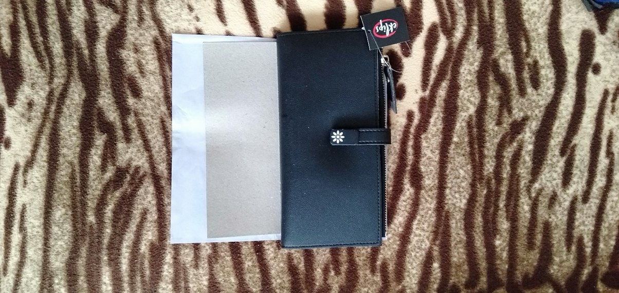 Siyah Bohem Kadın Cüzdanı - Görsel 3