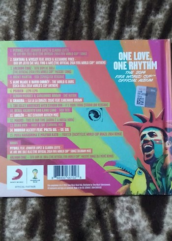 one love one rhythm - official 2014 FIFA world cup album * cd - Görsel 2