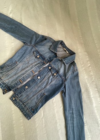 LC Waikiki Düğmeli Mavi Denim Ceket