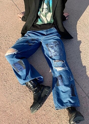 36 Beden berserk x vagabond design pant