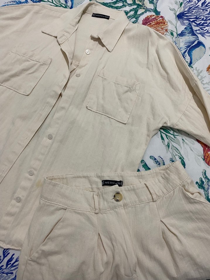 Bej Keten kemerli
Takım - Görsel 2