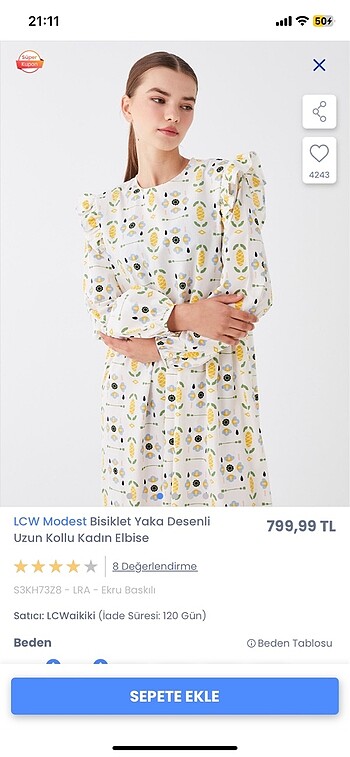 LC Waikiki Lcw tesettür elbise
