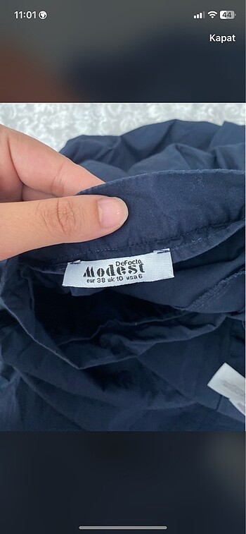 Pamuk vual etek - Görsel 3