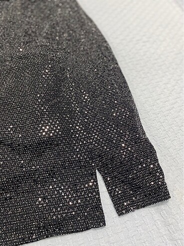 Degaje yaka gece elbisesi - Görsel 5