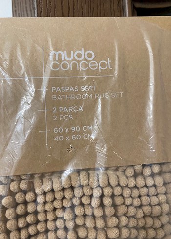 Mudo Concept Bej Banyo Paspası