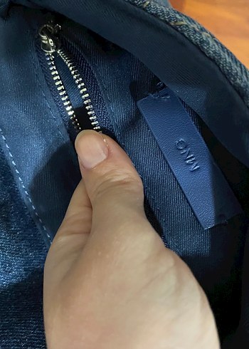 Kadın Kot Kumaşlı Tokalı Çanta Mango - Görsel 3