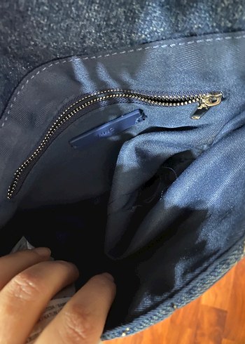 Kadın Kot Kumaşlı Tokalı Çanta Mango - Görsel 5