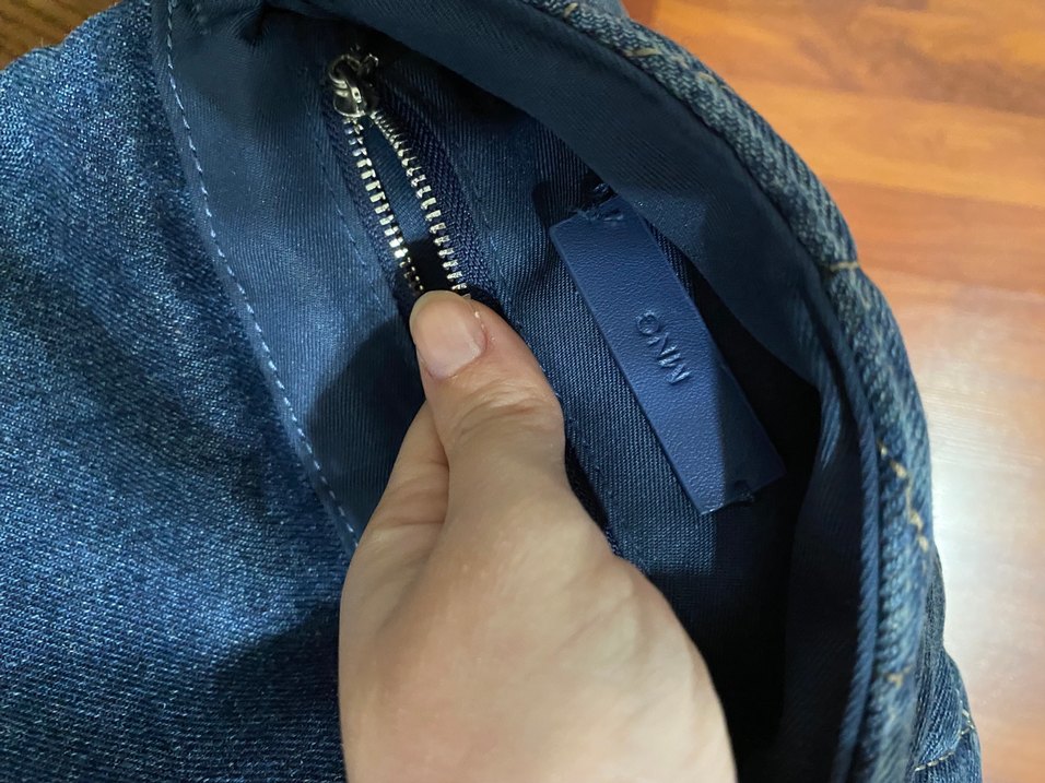 Kadın Kot Kumaşlı Tokalı Çanta Mango - Görsel 3