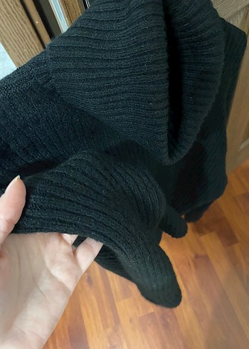 Kadın Siyah Boğazlı Triko Kazak H&M - Görsel 3