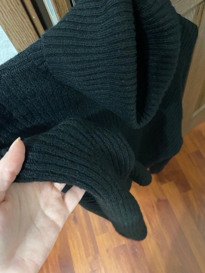 Kadın Siyah Boğazlı Triko Kazak H&M - Görsel 3