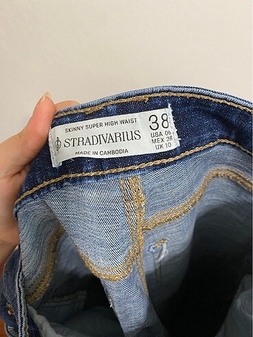 38 Beden mavi Renk Stradi jean