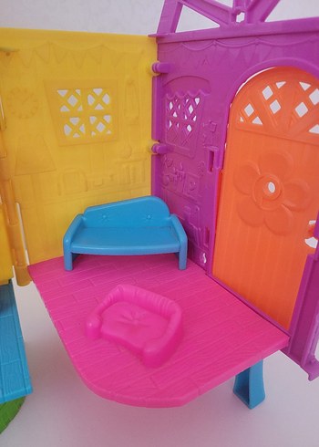 Beden Renkli Çocuk Oyun Evi Seti Katlanır polly pocket evi