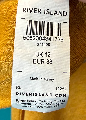 Sarı Bohem Nakışlı Uzun Kollu Triko Kazak - Görsel 6