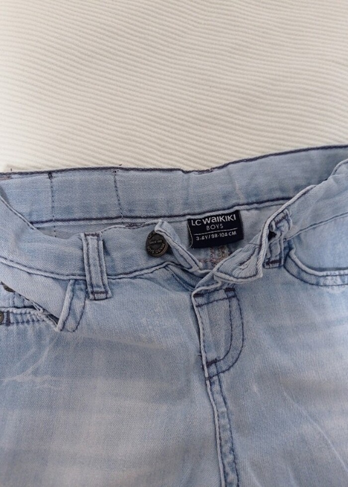 LCW kot şort - Görsel 3