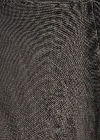 Siyah Drapeli Fitted Midi Bluz - Görsel 4