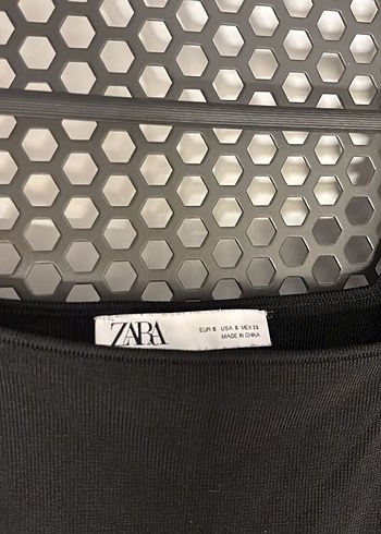 Siyah Drapeli Fitted Midi Bluz - Görsel 3