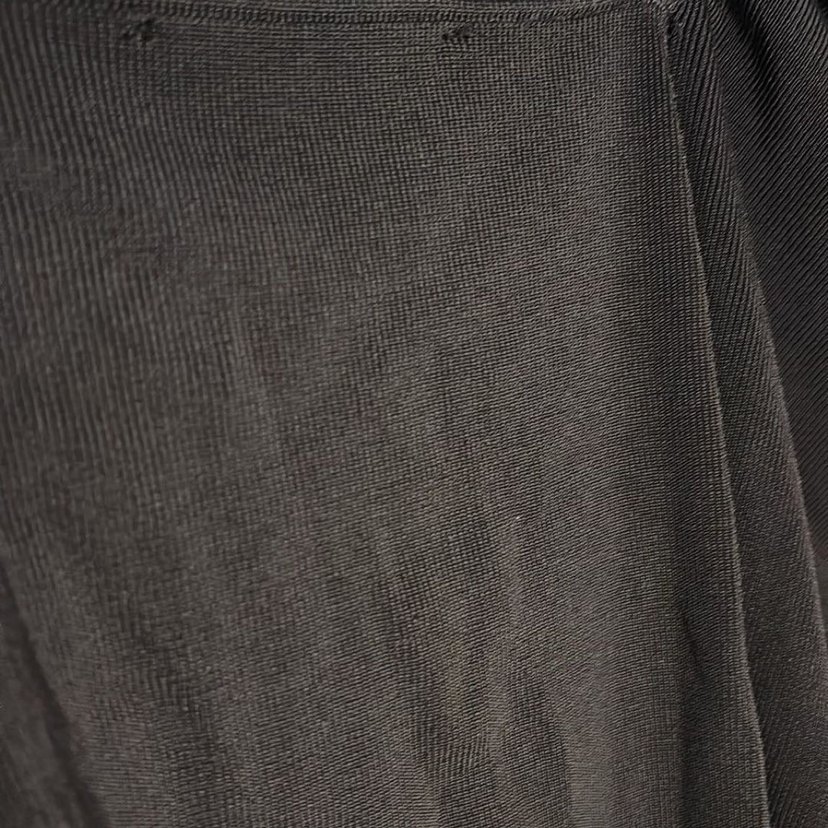 Siyah Drapeli Fitted Midi Bluz - Görsel 4