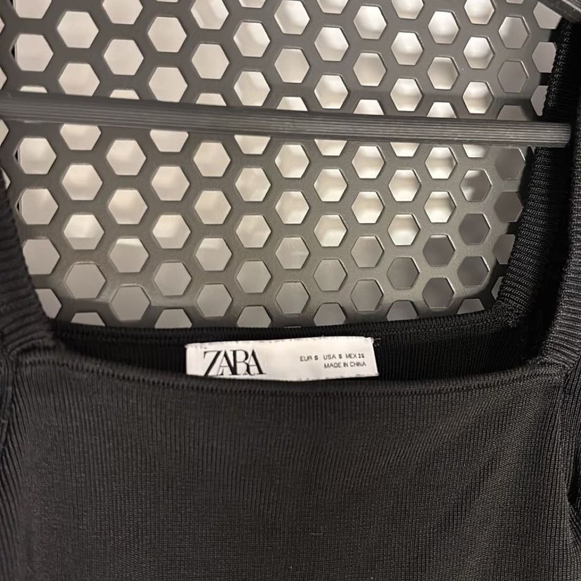 Siyah Drapeli Fitted Midi Bluz - Görsel 3